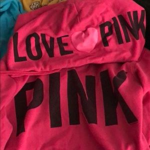 Pink hoodie